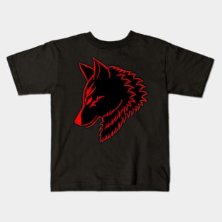 Red wolf Kids T-Shirt